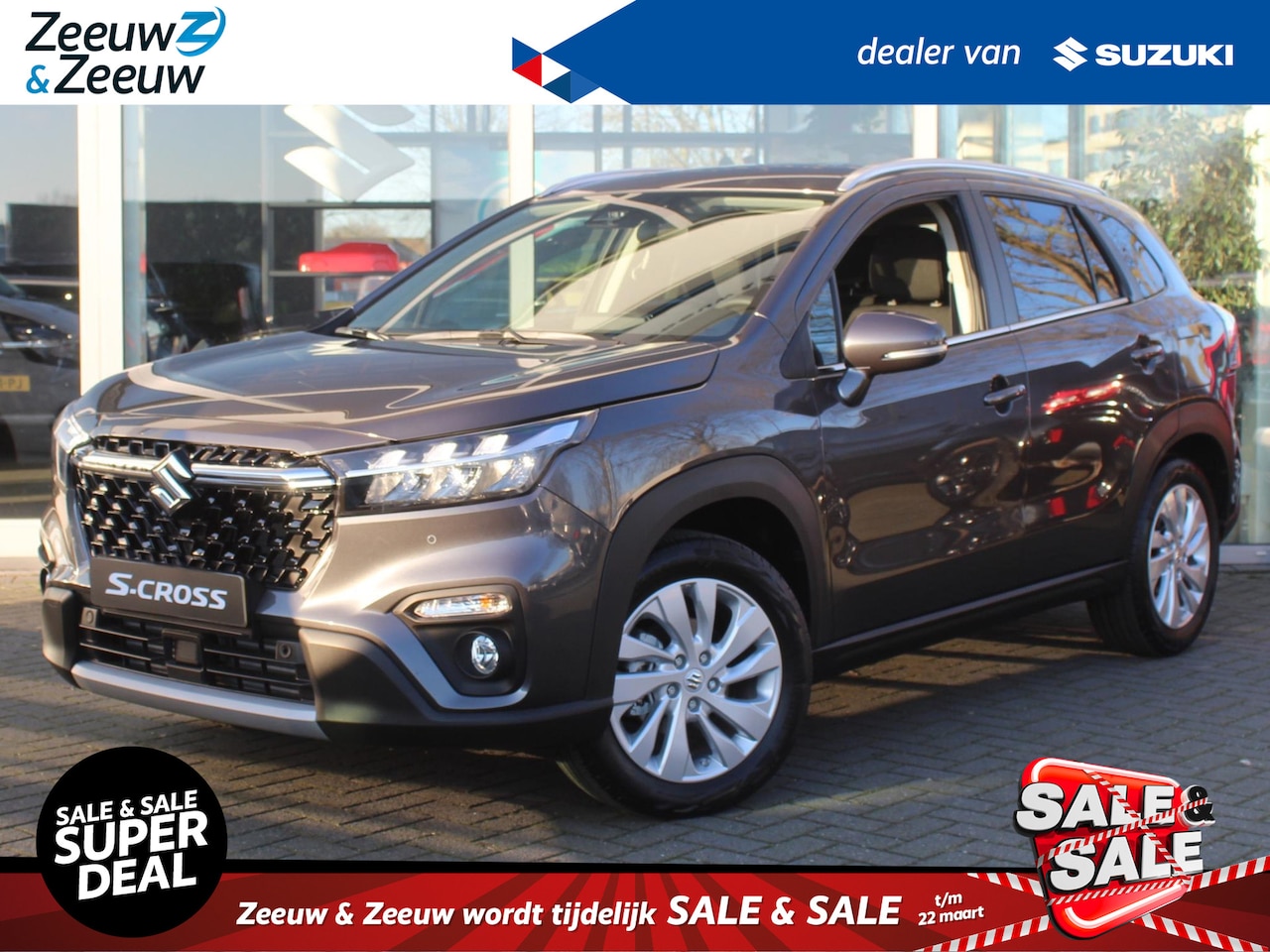 Suzuki S-Cross - 1.4 Boosterjet Select | Naar wens te bestellen! | €2000 voordeel | - AutoWereld.nl