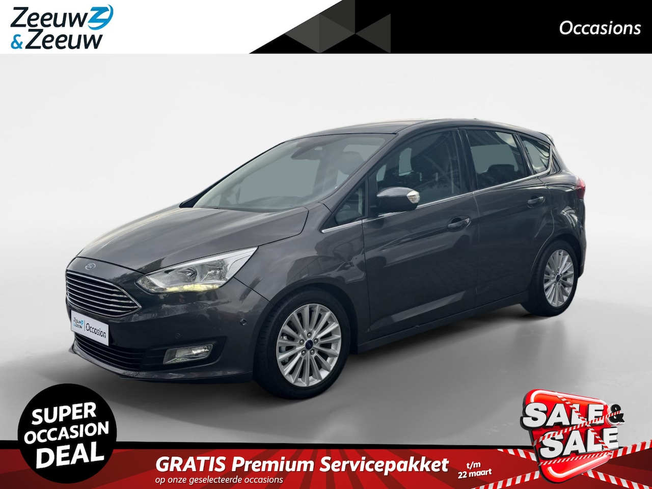 Ford C-Max - 1.5 Titanium | Trekhaak | 100% onderhouden | Spoiler | - AutoWereld.nl