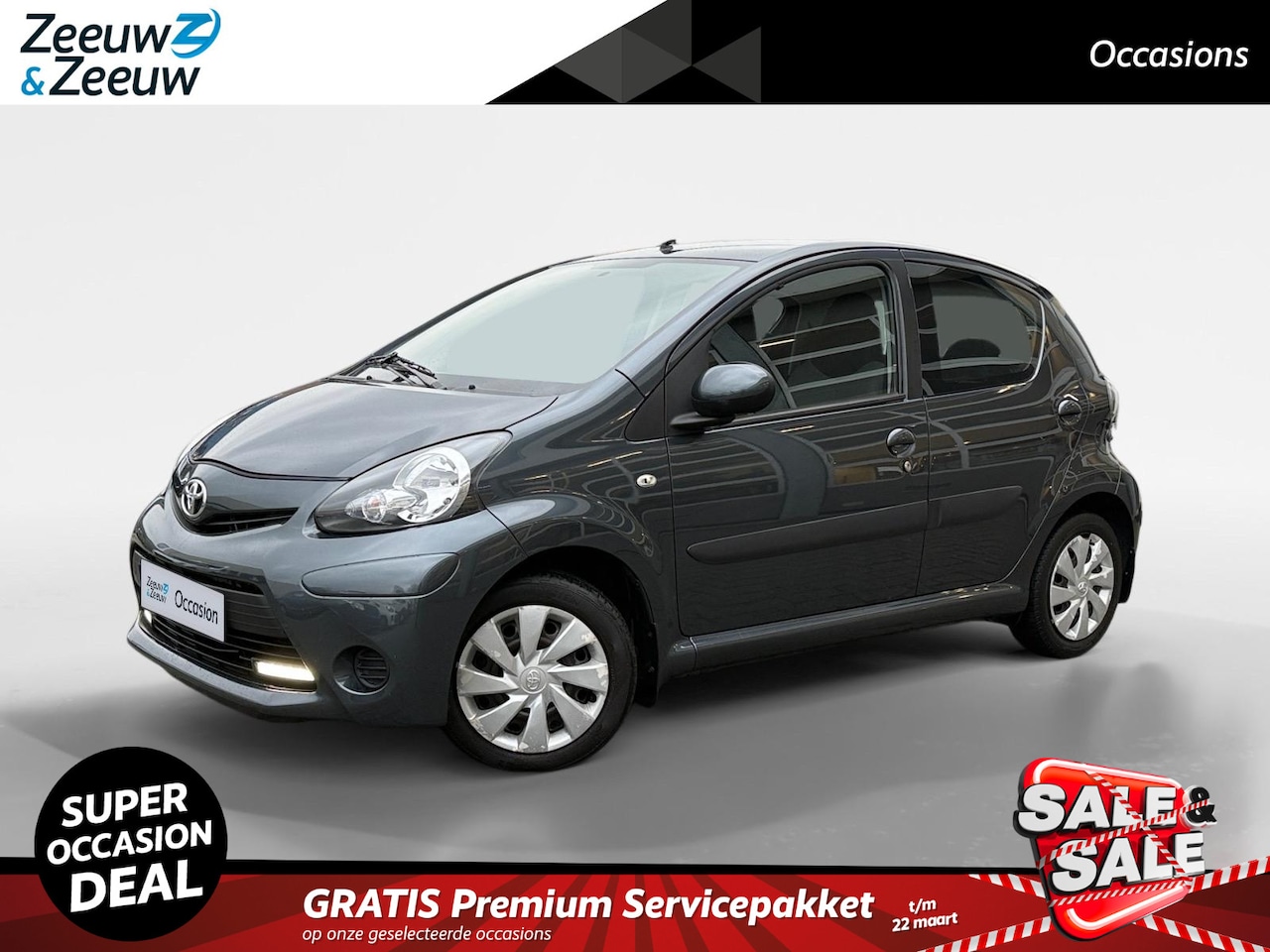 Toyota Aygo - 1.0 VVT-i Aspiration | Airco | Bluetooth Radio | Dashboardkastje | - AutoWereld.nl