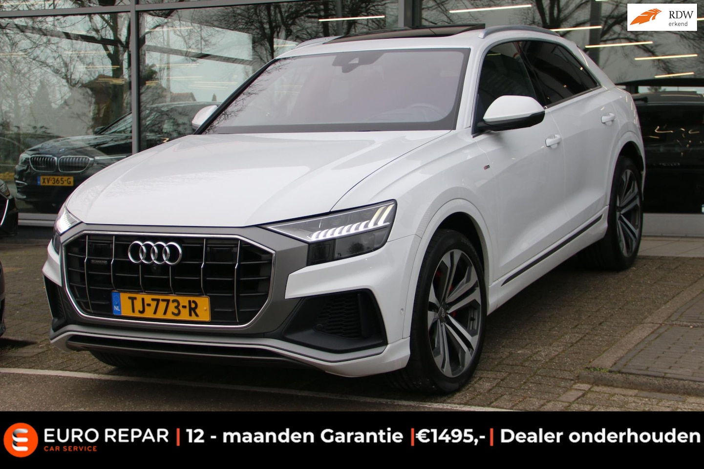 Audi Q8 - 50 TDI quattro S-LINE PANO-DAK DEALER OND NL-AUTO! - AutoWereld.nl