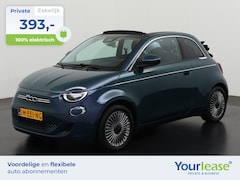 Fiat 500e - Cabrio 42 kWh | All-in 393, - Private Lease | Zondag Open