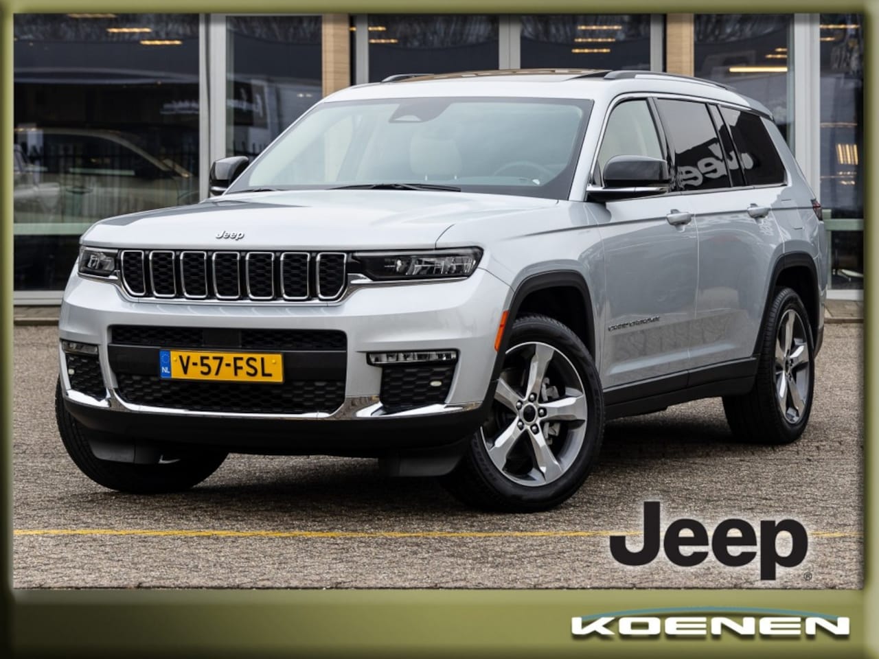 Jeep Grand Cherokee - 3.6 V6 4x4 Automaat Limited LPG G3 Onderbouw GRIJS Kenteken - AutoWereld.nl