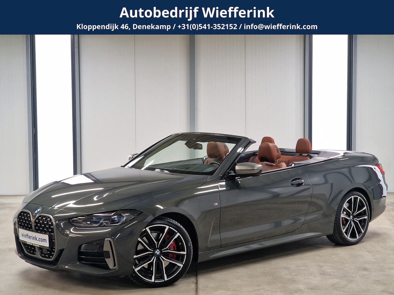 BMW 4-serie Cabrio - M440i xDrive High Executive | Head Up | H/K | M-Adaptief onderstel | Uitgebreid Lederen Be - AutoWereld.nl