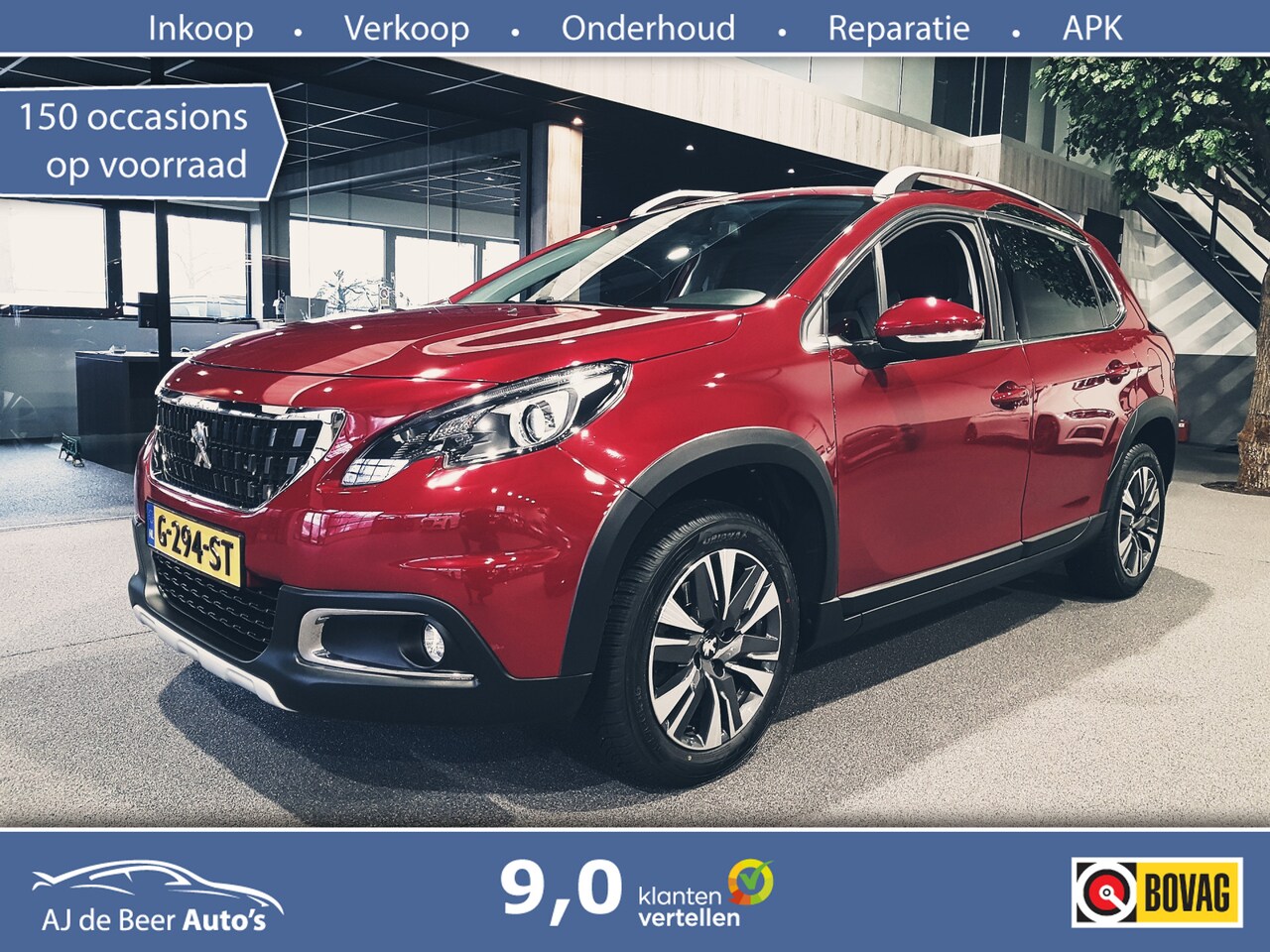 Peugeot 2008 - 1.2 110pk PT Allure Navi | Airco | Cruise | Trekhaak - AutoWereld.nl