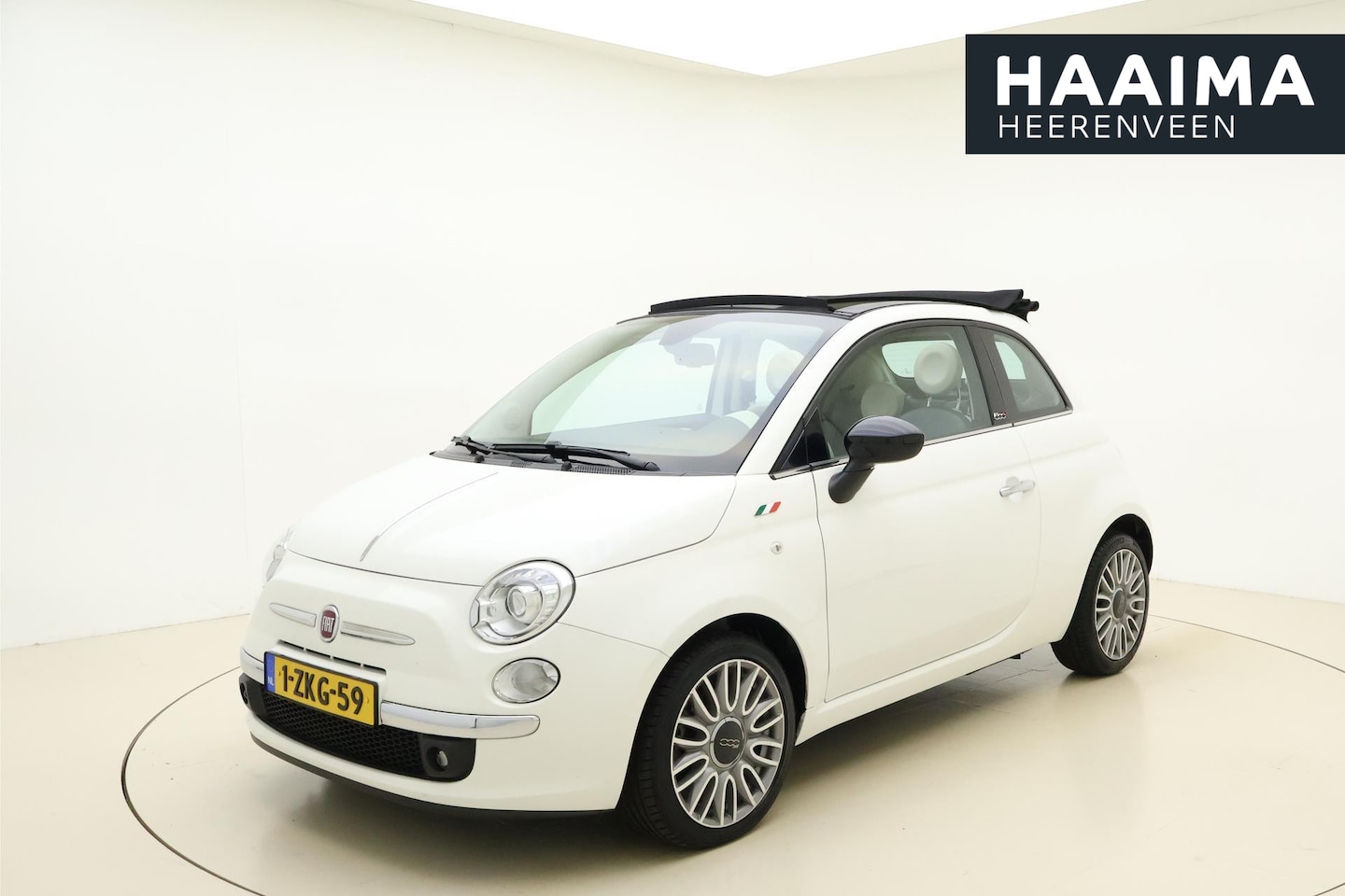 Fiat 500 C - 0.9 TwinAir Turbo Cult Caobrio/LEDER/Digitaal display - AutoWereld.nl