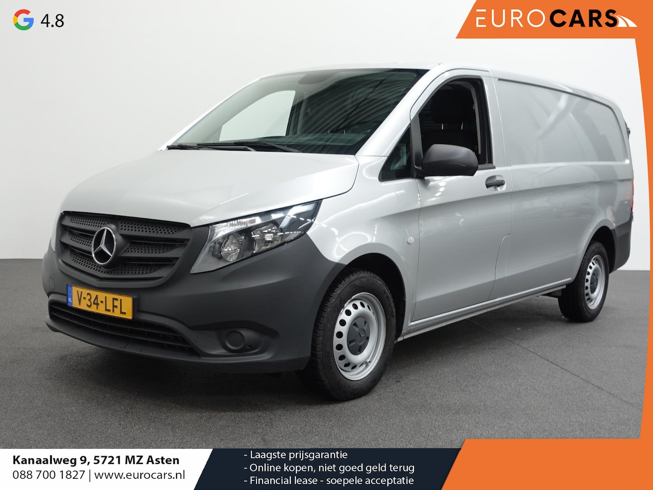 Mercedes-Benz Vito - Lang L2 Apple Carplay/Android auto  Airco Cruise control Trekhaak Euro6 - AutoWereld.nl