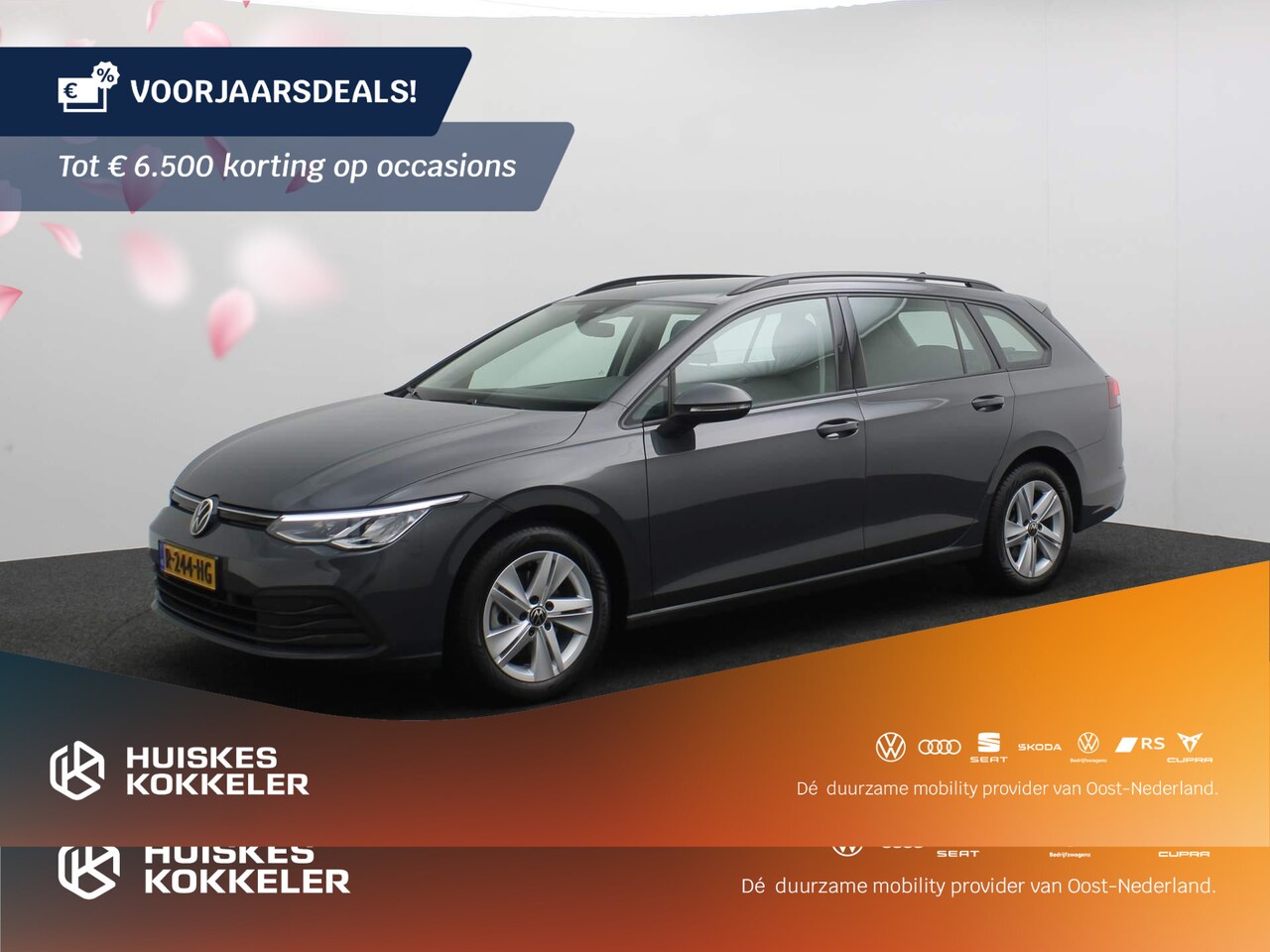 Volkswagen Golf Variant - Life 1.0 TSI 110pk Adaptive cruise control, Navigatie, Airco, DAB, LED verlichting, Parkee - AutoWereld.nl