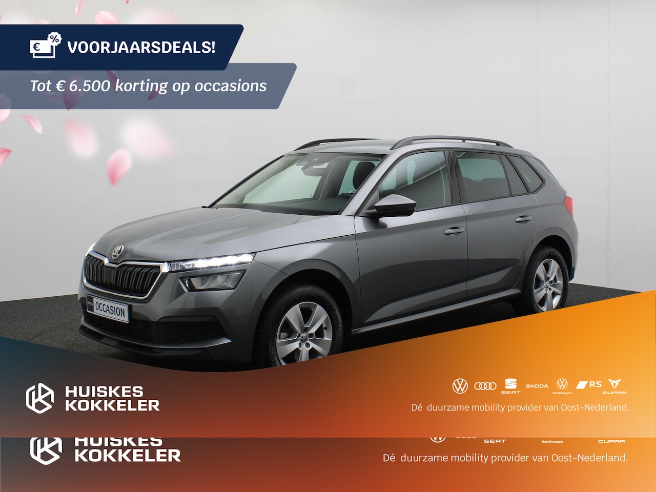 Skoda Kamiq - Ambition 1.0 TSI 110pk Cruise control, Parkeersensor achter, App connect, Airco, Bluetooth - AutoWereld.nl