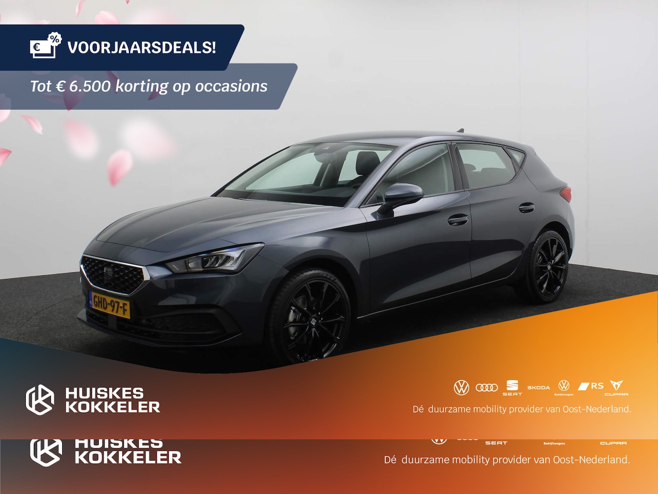 Seat Leon - Style 1.5 TSI 115pk Cruise control, Airco, LED verlichting, App connect, Parkeersensoren, - AutoWereld.nl