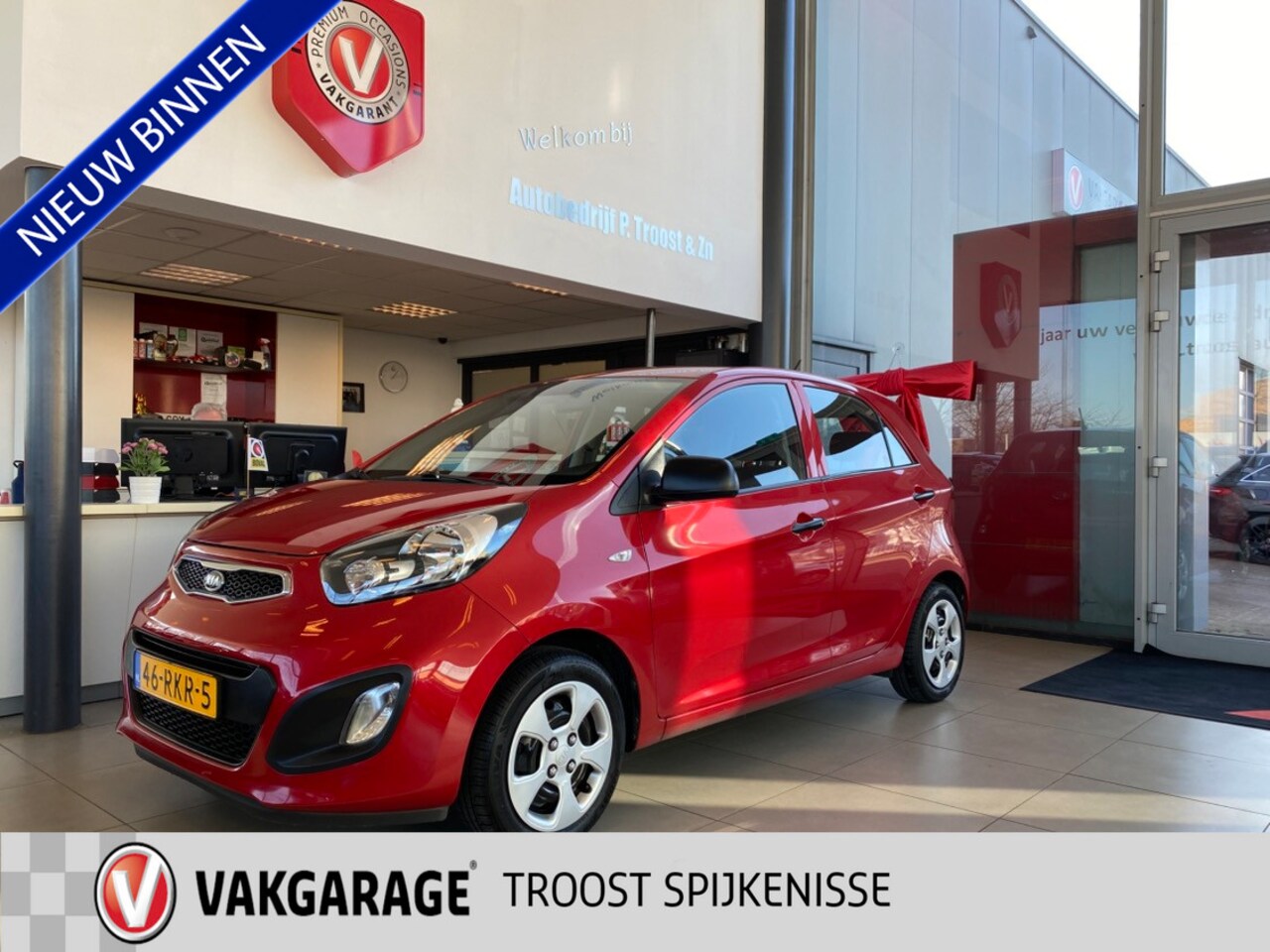 Kia Picanto - 1.0 CVVT Comfort Pack 1.0 CVVT Comfort Pack,1E Eigenaar,Dealer Onderhouden,5 Deurs,5 Zits,Airco,Elektrischpakket - AutoWereld.nl