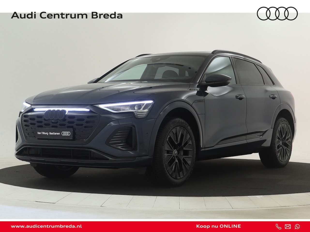 Audi Q8 e-tron - 55 quattro S Edition Competition 115 kWh Panodak Trekhaak Bang & Olufsen Lederenbekleding - AutoWereld.nl