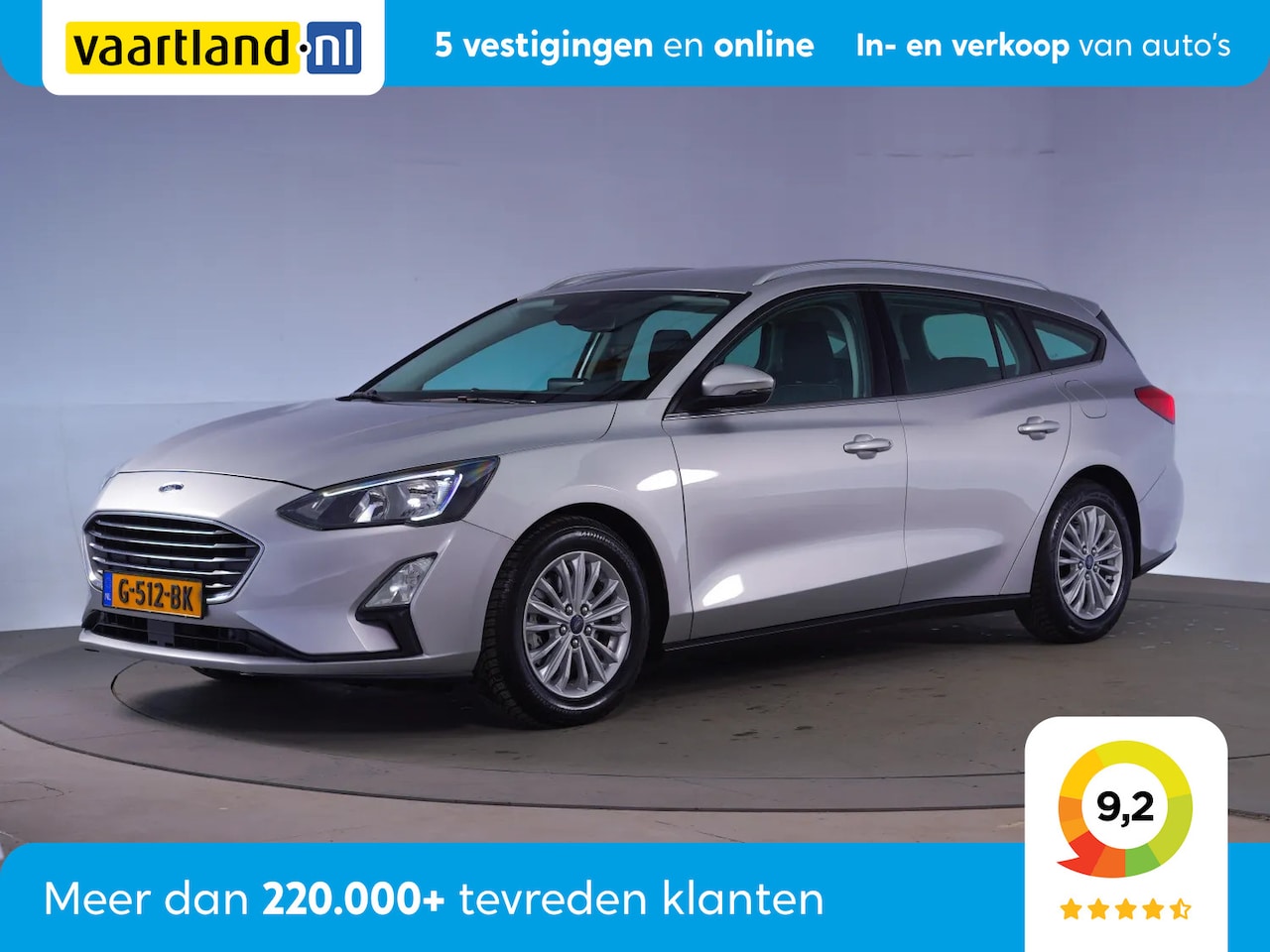 Ford Focus Wagon - 1.5 EcoBoost 150pk Titanium Business [ Navi PDC v+a Clima ] - AutoWereld.nl