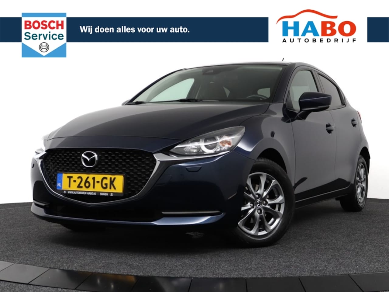 Mazda 2 - 1.5 SKYACTIV-G SKYLEASE AUTOMAAT AC/CRUISE/NAV/LMV/30.000KM - AutoWereld.nl