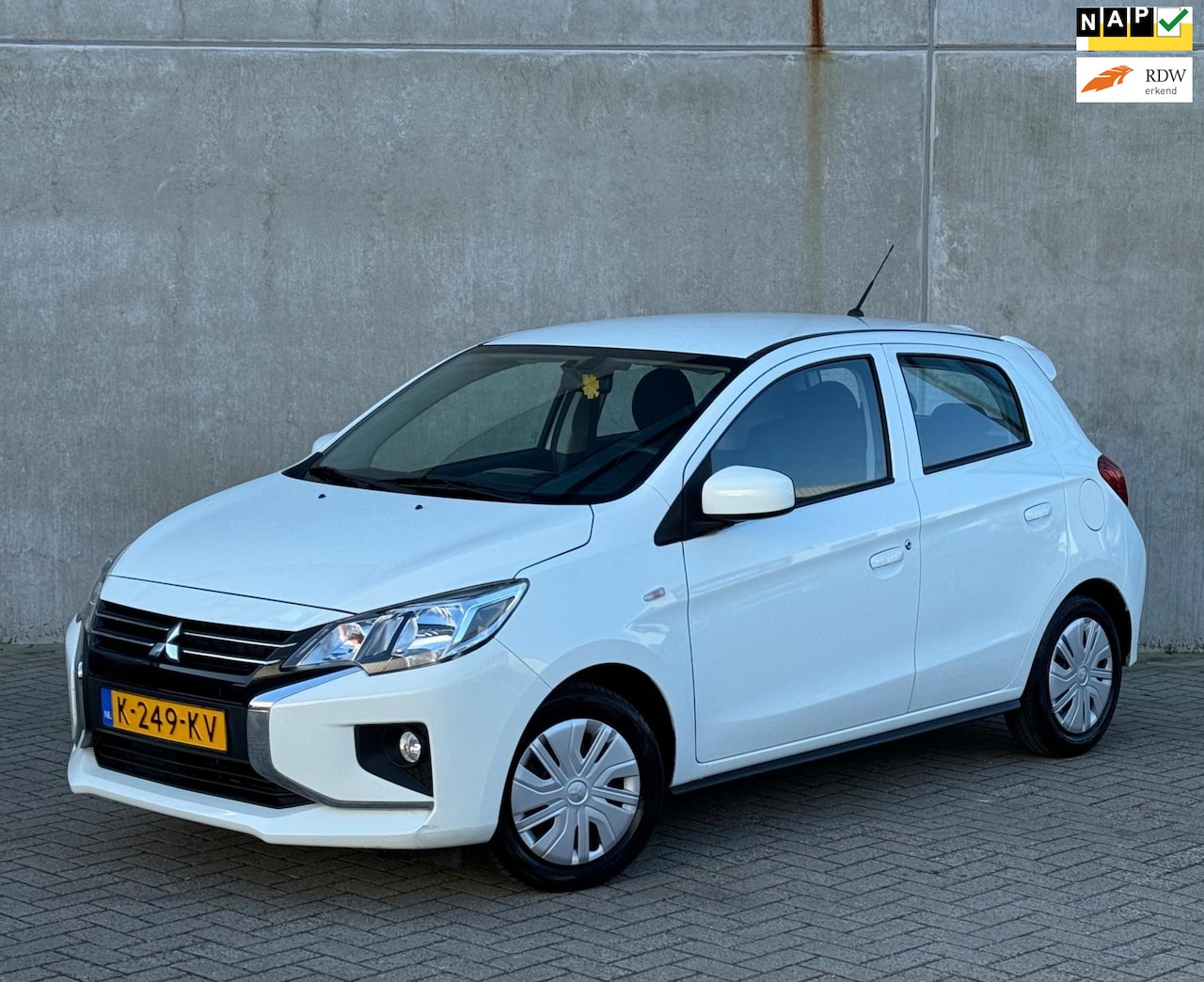 Mitsubishi Space Star - 1.0 Cool+ Wit 2021 AIRCO|1E EIG|NAP - AutoWereld.nl