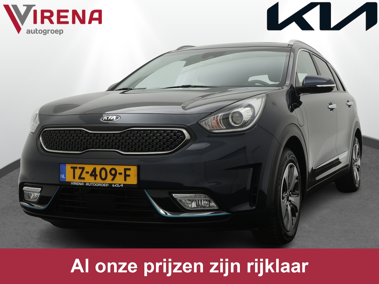 Kia Niro - 1.6 GDi PHEV DynamicPlusLine - Lederen bekleding - Navigatie - Stoelverwarming - Climate C - AutoWereld.nl