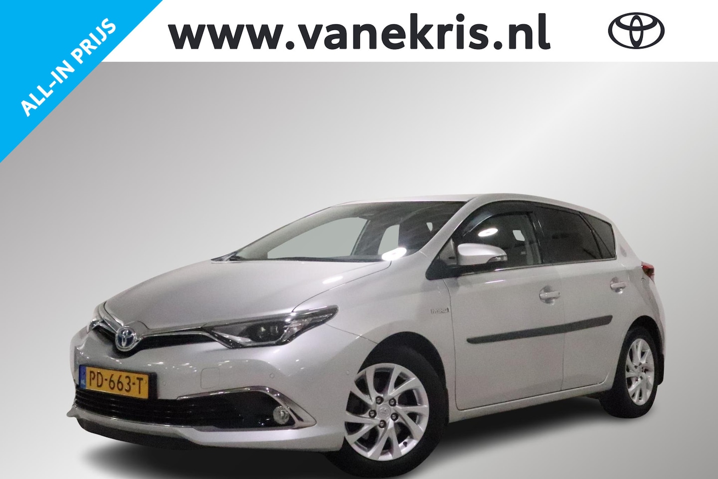 Toyota Auris - 1.8 Hybrid Executive 1.8 Hybrid Executive, Navigatie, Stoelverwarming, Cruise Control, Climate Control, Camera! - AutoWereld.nl