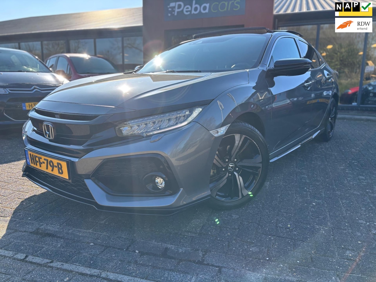 Honda Civic - 1.0 i-VTEC Premium*Automaat*Panorama*Leer*Navigatie!!! - AutoWereld.nl