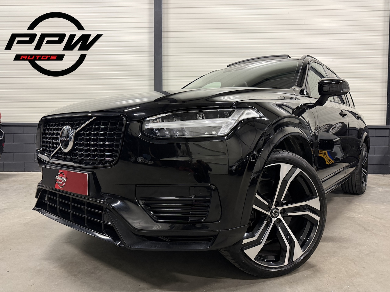 Volvo XC90 - T8 AWD 392PK R-Design BLACK 7P. PANO/22"/HEAD-UP/LEER-SPORT/360CAMERA/H&K/ACC/KEYLESS/PILO - AutoWereld.nl