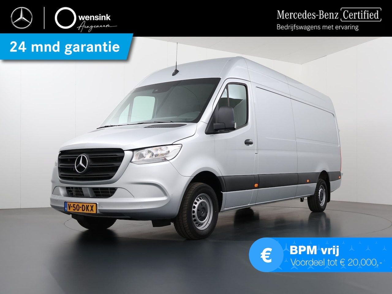 Mercedes-Benz Sprinter - 317 CDI L3 H2 | Automaat | 3500kg uitvoering | Navigatie | Airco | Bluetooth | Cruise cont - AutoWereld.nl