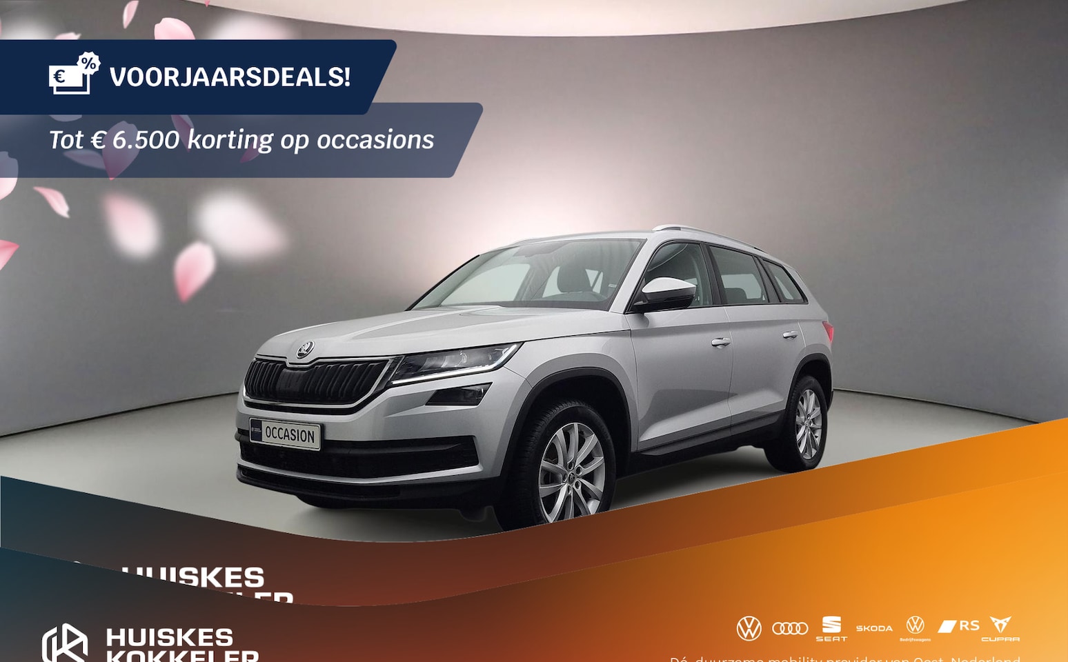 Skoda Kodiaq - Limited Business Edition 1.5 TSI 150pk DSG Automaat Achteruitrijcamera, Navigatie, Cruise - AutoWereld.nl