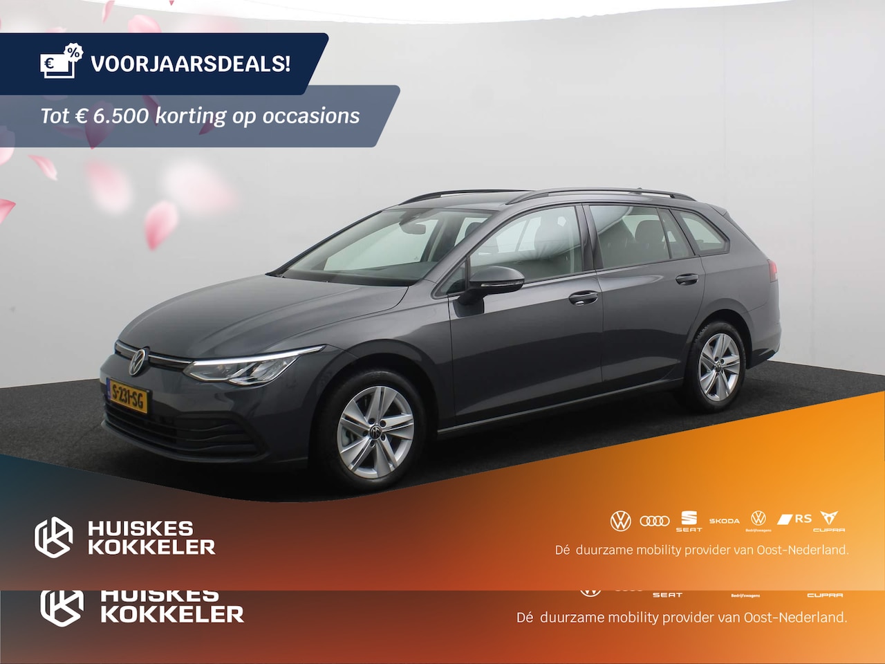 Volkswagen Golf Variant - Life Business 2.0 TDI 115pk Adaptive cruise control, Navigatie, Stoelverwarming, Parkeerse - AutoWereld.nl