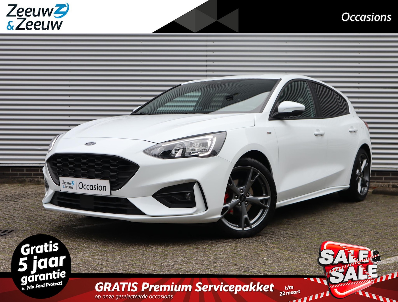 Ford Focus - 1.0 EcoBoost Hybrid ST Line X Business | Dealer onderhouden | Navigatie | Winter pack | Ap - AutoWereld.nl