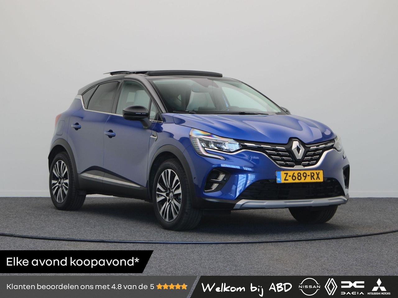 Renault Captur - E-Tech Phev 160pk iconic | Bose | Schuif kantel dak | Lederen bekleding | Stoelverwarming - AutoWereld.nl