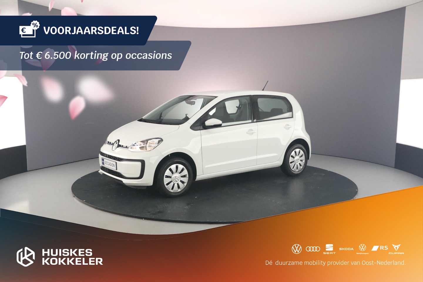 Volkswagen Up! - Move up 1.0 MPI 65pk "Private lease actie € 299,- per maand" Airco, DAB, Radio, Bluetooth, - AutoWereld.nl