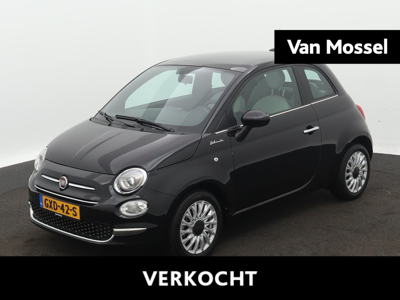 Fiat 500 - 1.0 Hybrid Dolcevita | Airco | Cruise controle | Apple Carplay | Parkeersensoren| LMV 15"| - AutoWereld.nl