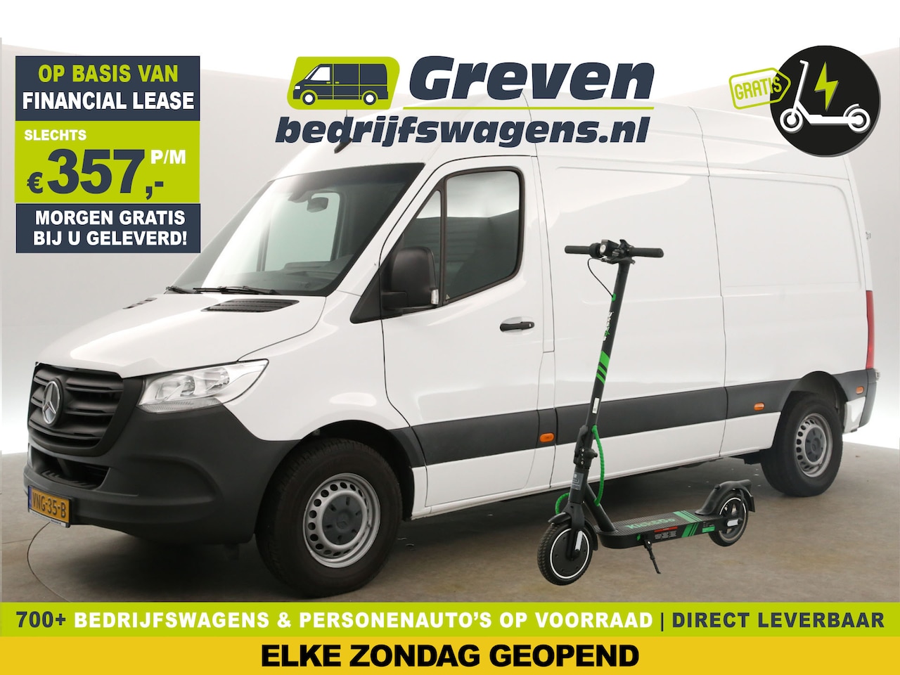 Mercedes-Benz eSprinter - L2H2 Snelladen | GRATIS E-Step! | Elektrisch Airco Camera Cruise DAB+ Elektrpakket - AutoWereld.nl