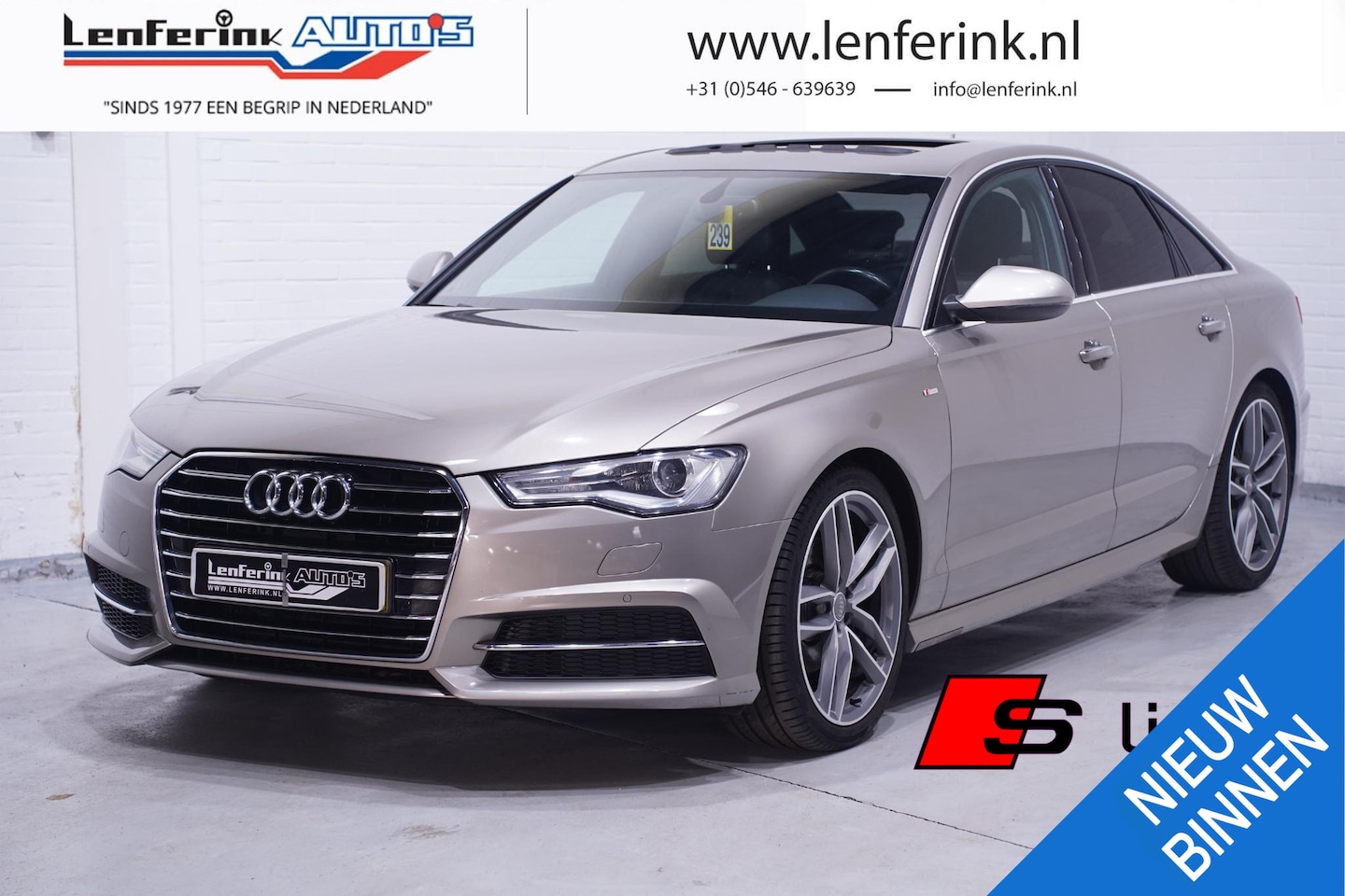 Audi A6 Limousine - 1.8 TFSI ultra Premium Edition S-Line schuifdak DAB drive-select Bose speakers 20"lmv elec - AutoWereld.nl