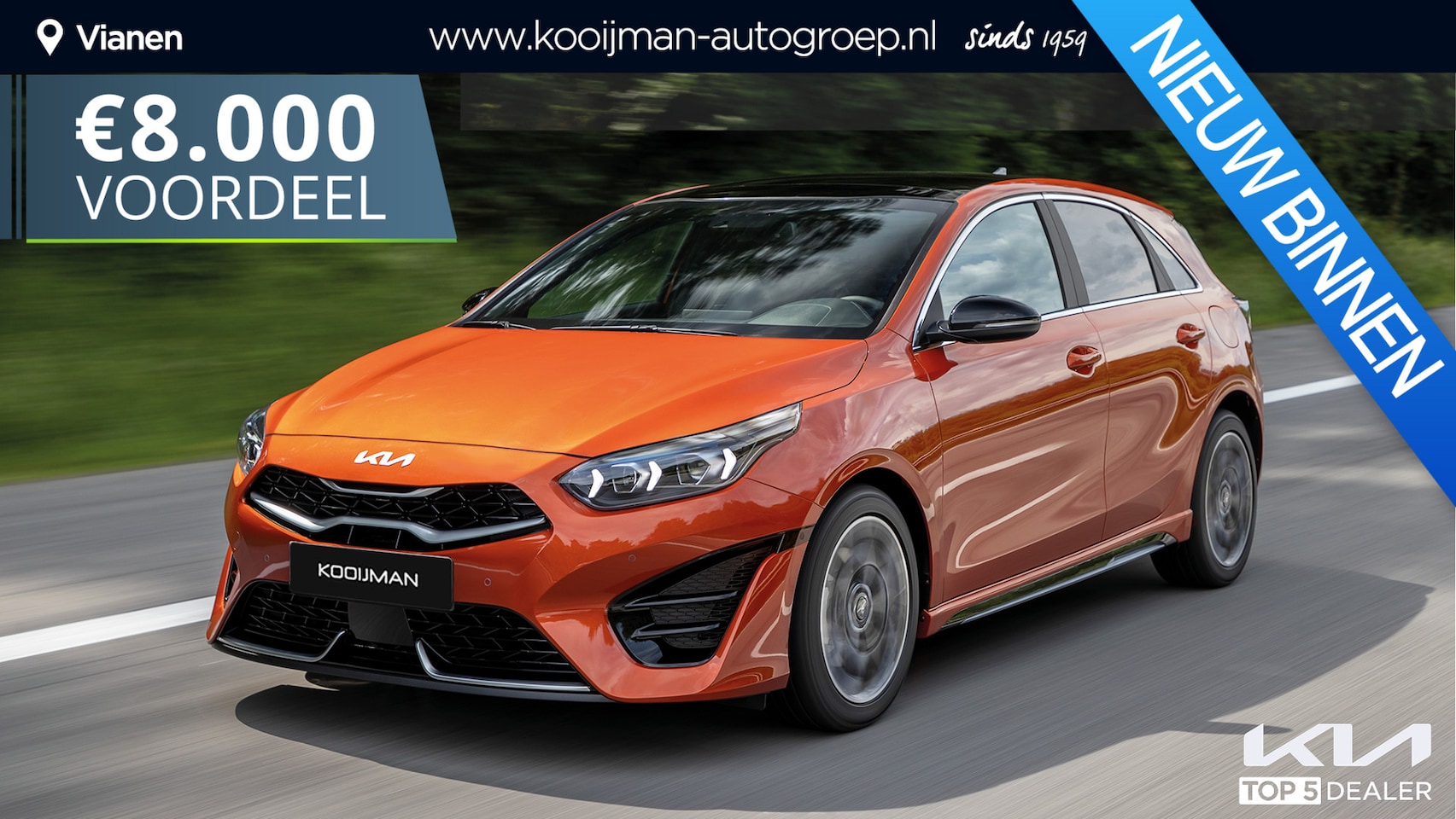 Kia Cee'd - Ceed 1.0 T-GDi Design Edition Ruim €5.500,- Voordeel! Meerde kleuren en uitvoeringen snel - AutoWereld.nl