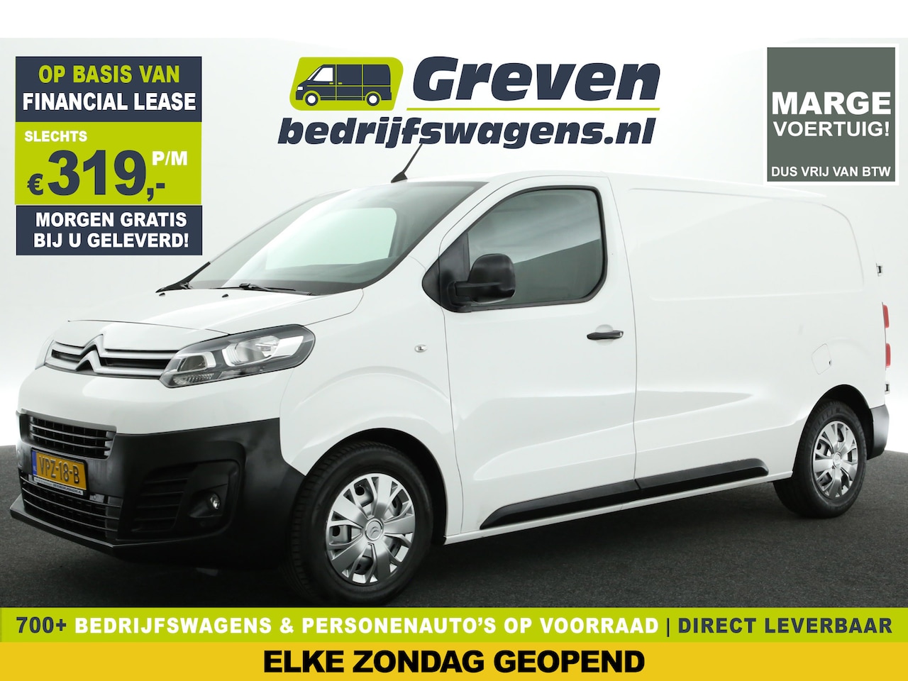 Citroën Jumpy - 1.6 BlueHDI L2H1 | MARGE! | Cruise Parkeersensoren Elektrpakket Schuifdeur - AutoWereld.nl