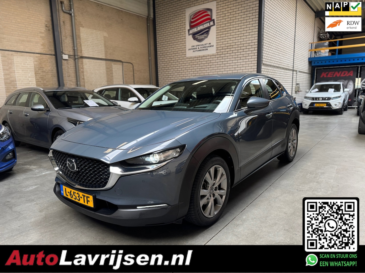 Mazda CX-30 - 2.0 e-SKYACTIVE-X M HYBRID NAVI/CAMERA CRUISE LED LMV NL AUTO NAP!! - AutoWereld.nl