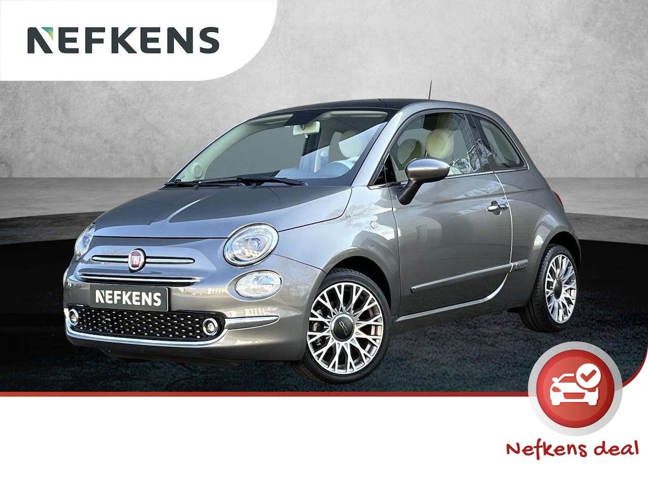 Fiat 500 - 80pk Turbo Lounge | 1ste eigenaar | Navigatie | Parkeersensoren | Cruise Control | Airco - AutoWereld.nl