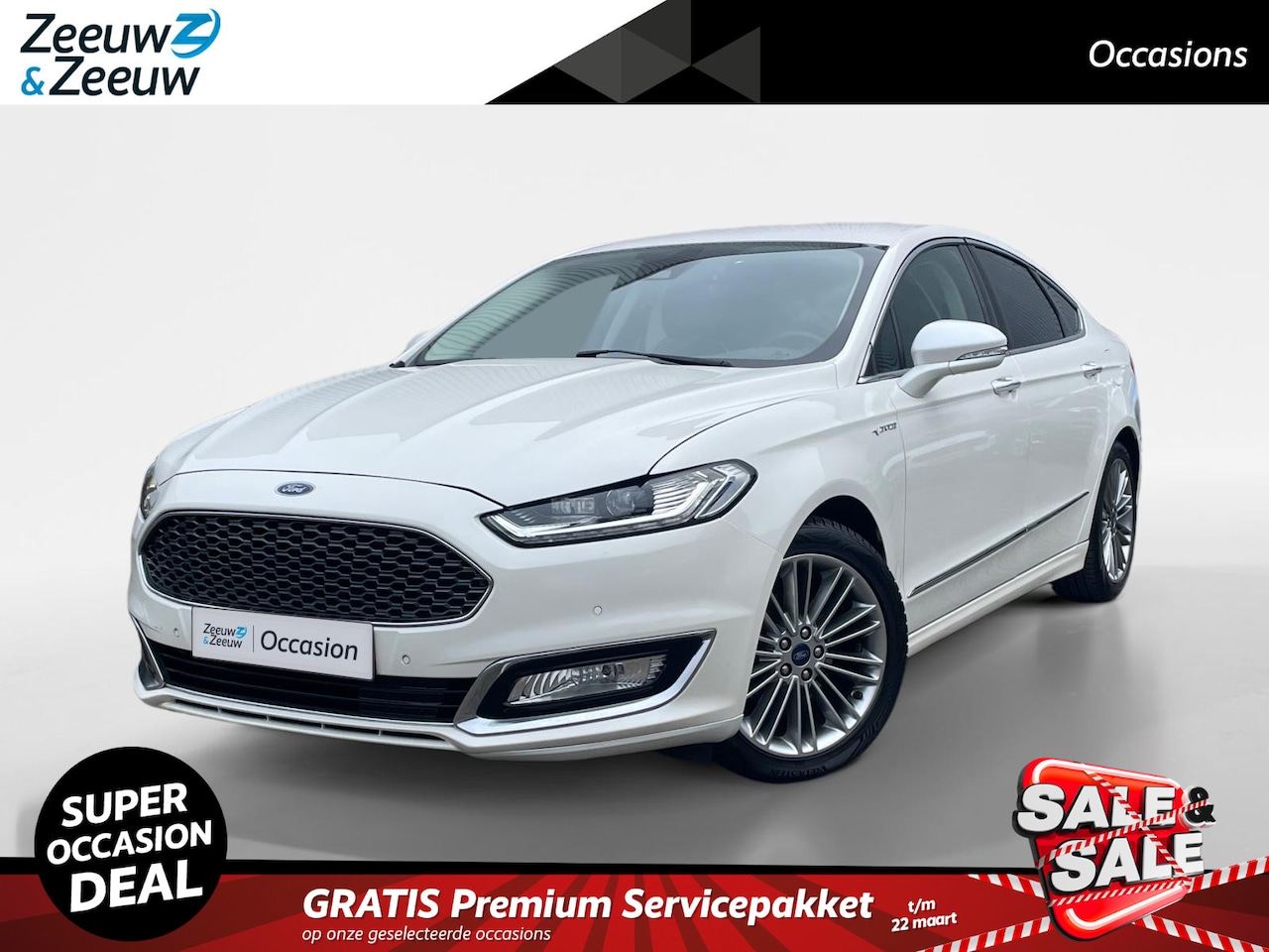 Ford Mondeo - 2.0 IVCT HEV Vignale | Stoel-en voorruitverwarming | Achteruitrijcamera | Elektr. geheugen - AutoWereld.nl