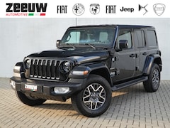 Jeep Wrangler Unlimited - 4xe 380 PK Sahara | Leder | Camera | Navi | 18"