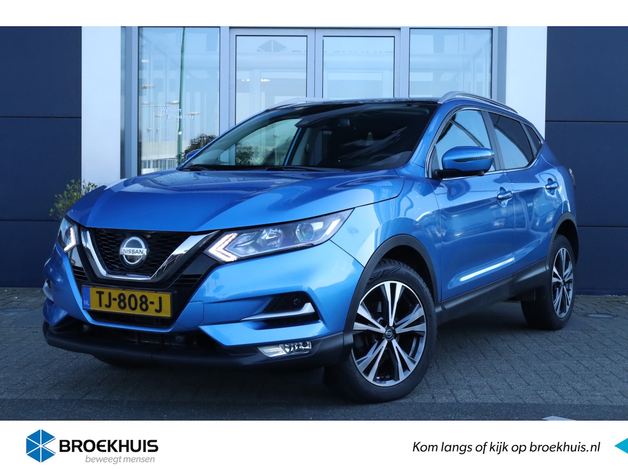 Nissan Qashqai - 1.2 N-Connecta | Pano | Cruise Control | 360' Camera | Keyless | Navi | Automaat - AutoWereld.nl