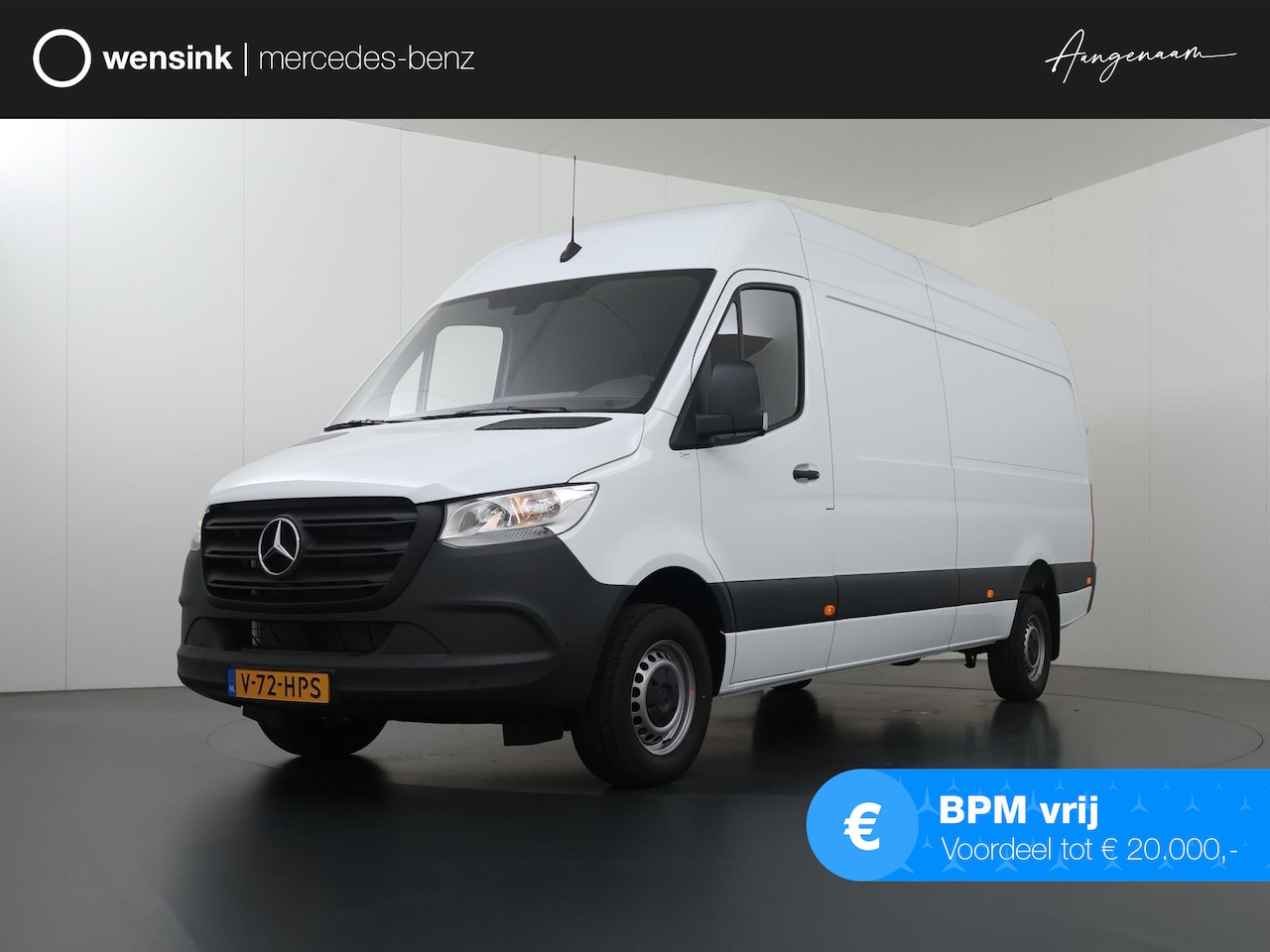 Mercedes-Benz Sprinter - 317 CDI L3 H2 | Aut. | NIEUW | Parkeersensoren V+A + Camera | Carplay | Airco | Cruise Con - AutoWereld.nl