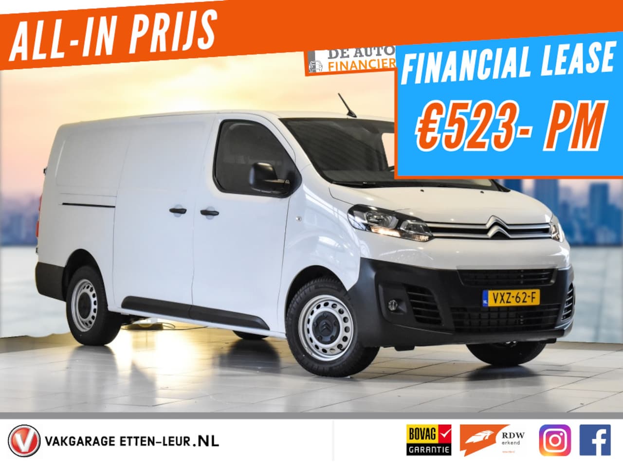 Citroën Jumpy - 2.0 BlueHDI L3 - XL / EX BTW / AIRCO / PARKEERSENSOREN / CRUISE - AutoWereld.nl