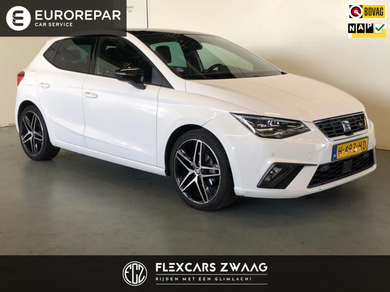 Seat Ibiza - 1.0 TSI 116PK FR Business Intense - Panodak - Navi - Climate - LED - Org.NL - AutoWereld.nl