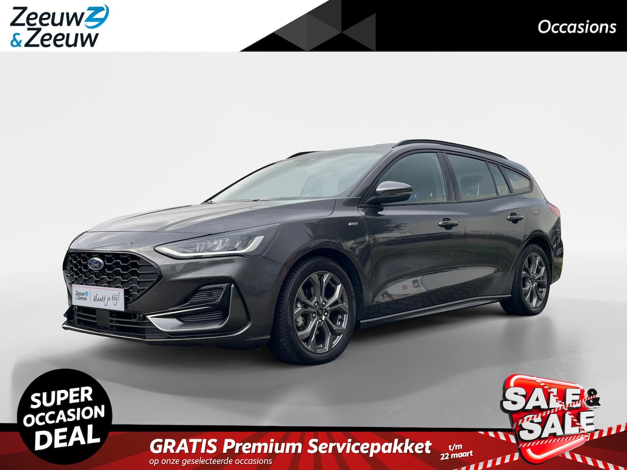 Ford Focus Wagon - 1.0 EcoBoost ST-Line | Dealer onderhouden | Automaat | Navigatie | Draadloos Apple carplay - AutoWereld.nl