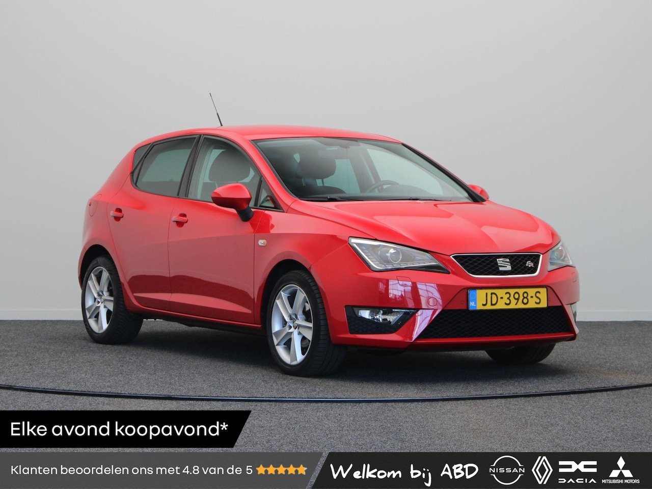 Seat Ibiza - 1.0 TSI FR Connect | Stoelverwarming | Afneembare Trekhaak | Automatische Airco | Parkeers - AutoWereld.nl