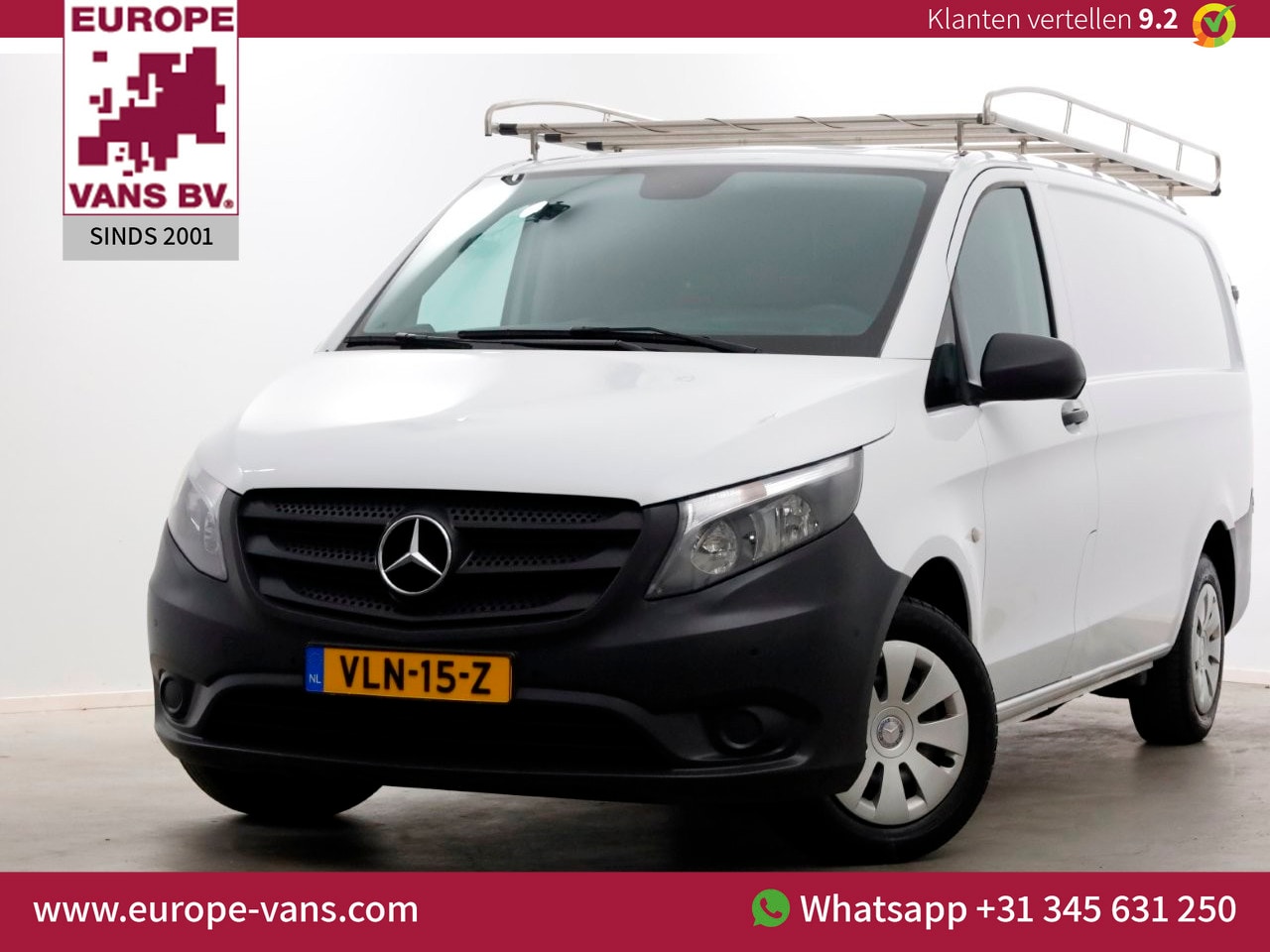 Mercedes-Benz Vito - 114 CDI 136pk Lang 9G Automaat Airco/Navi/Camera 10-2021 - AutoWereld.nl