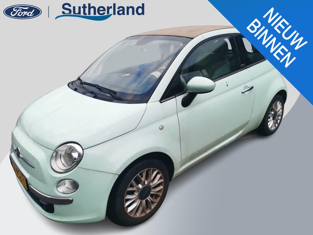 Fiat 500 C - 0.9 TwinAir Turbo Lounge | Cabrio | Climate Control | Lichtmetalen Velgen | Electrische ra - AutoWereld.nl