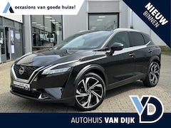 Nissan Qashqai - 1.3 MHEV Xtronic Tekna Plus | Volledig Leder/20"/Groot Navi/BOSE