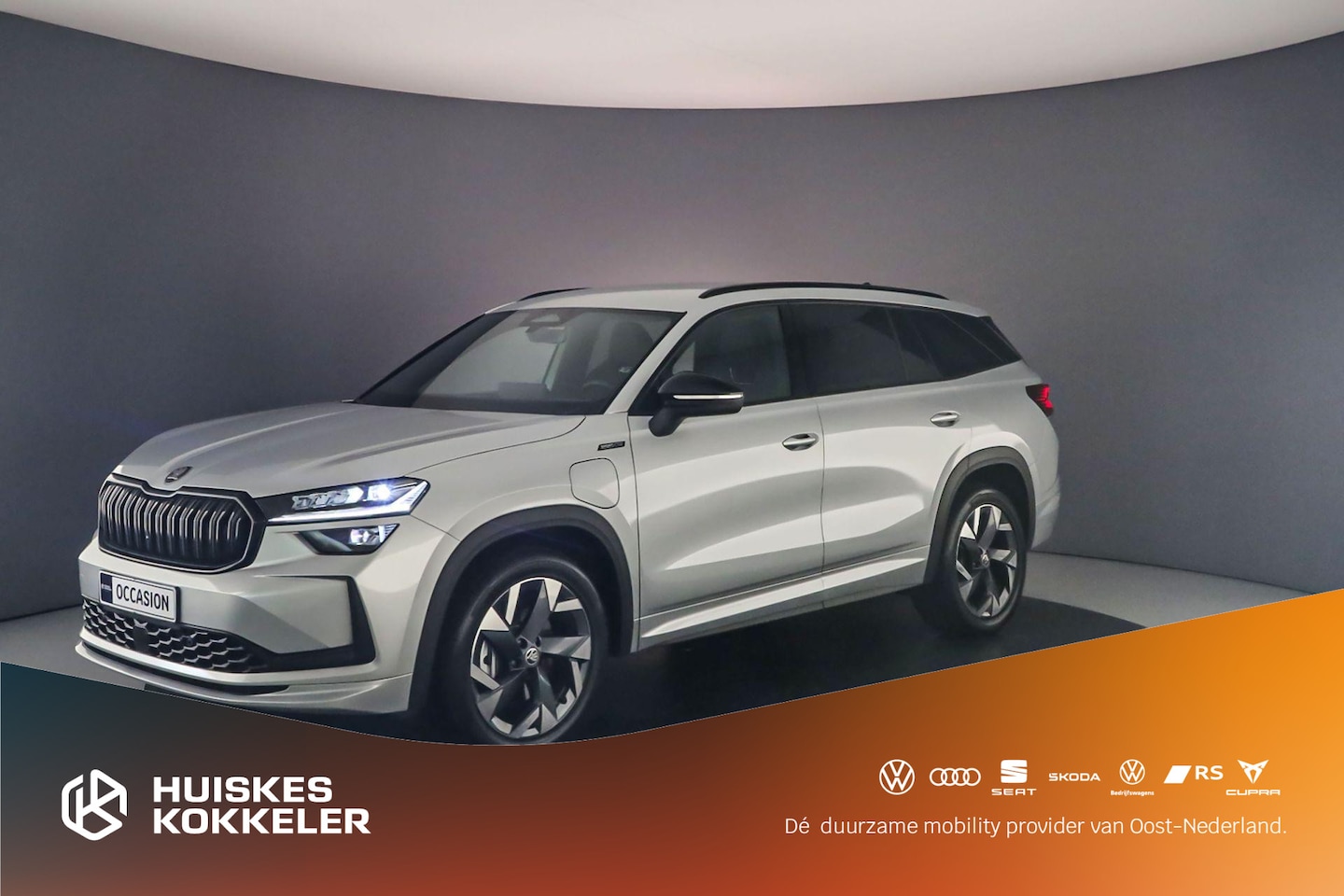 Skoda Kodiaq - Sportline Business 1.5 TSI PHEV 204pk DSG Automaat Adaptive cruise control, Navigatie, Ach - AutoWereld.nl