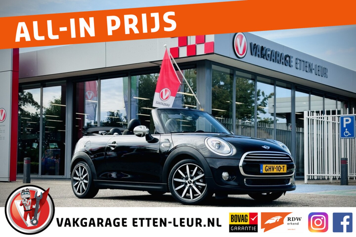 MINI Cabrio - Mini 1.5 C. Chili S. Bns / PDC / CLIMA / CRUISE / LED - AutoWereld.nl