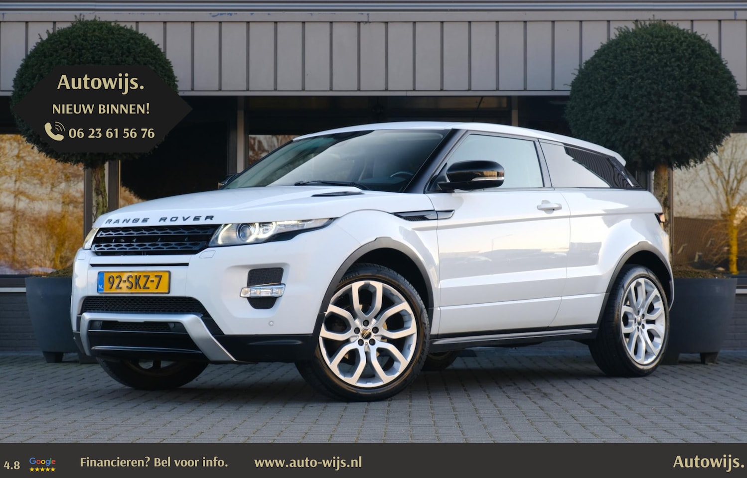 Land Rover Range Rover Evoque Coupé - 2.0 Si 4WD Prestige|Xenon|Leder|Meridian|Goed onderhouden - AutoWereld.nl