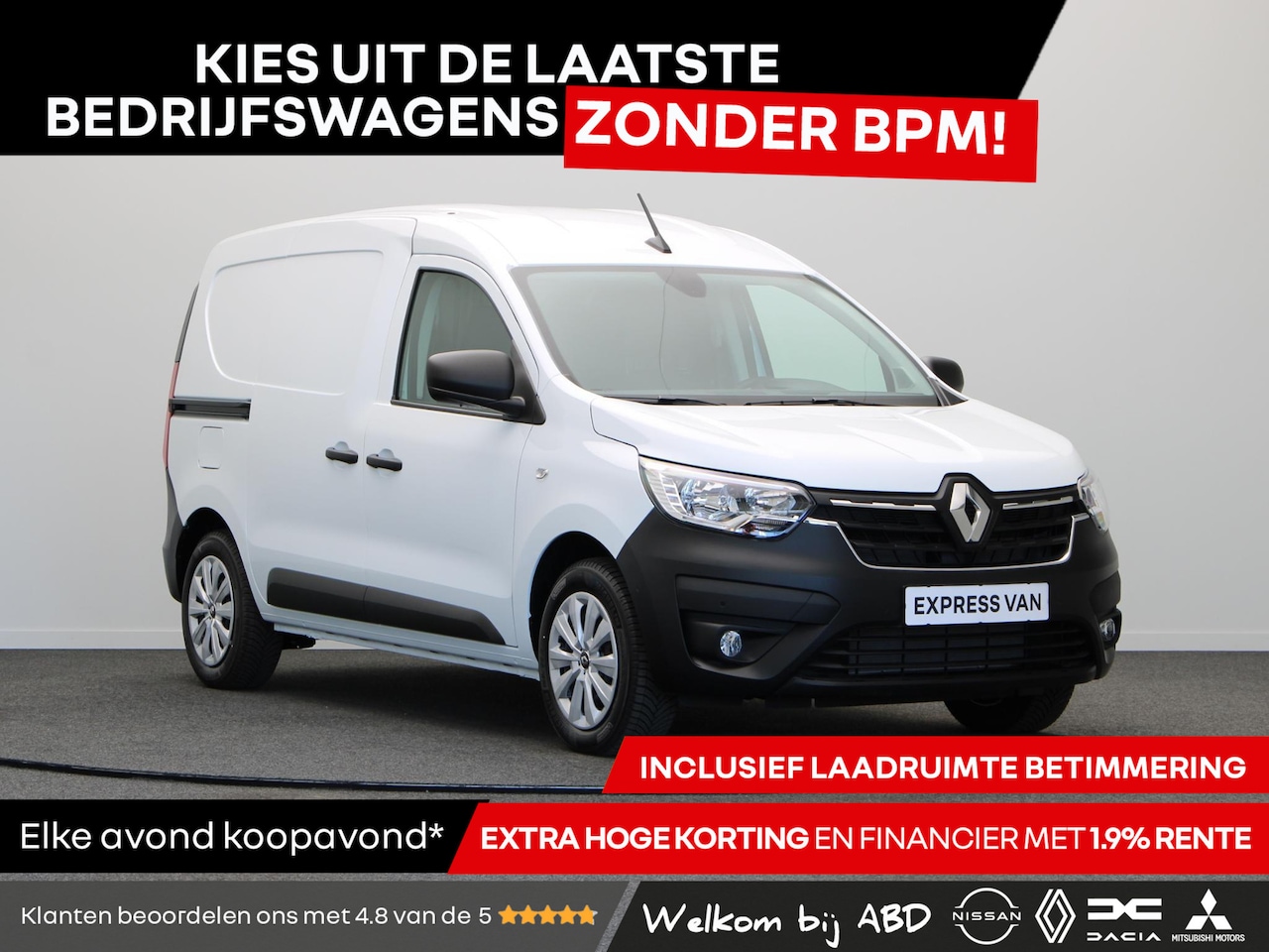 Renault Express - 1.5 dCi 75pk Comfort + | BPM Voordeel | Hoge korting | Lage rente | Direct rijden | Vol op - AutoWereld.nl